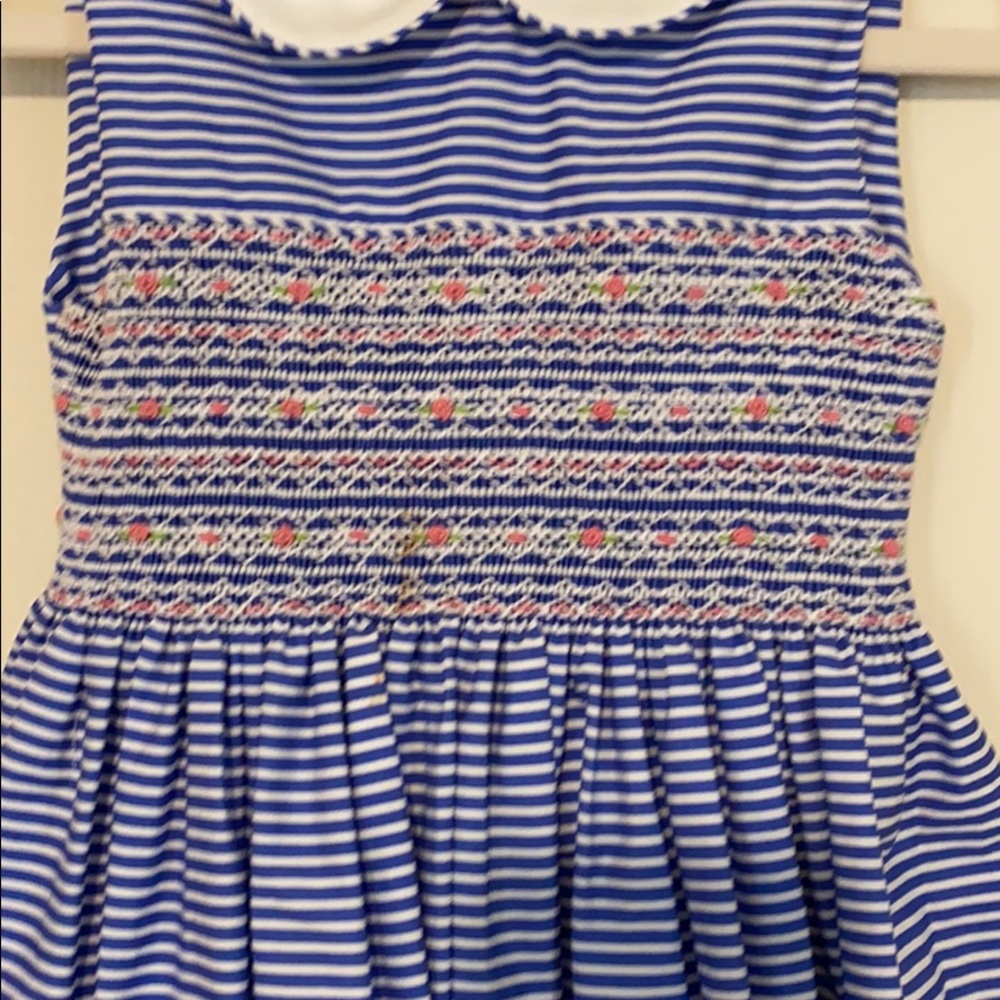 EUC Anavini Girls 4T Smocked Dress - Picture 2 of 8